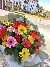 Букет цветов из:  Герберы #REPLACE_PRED# Острогорке